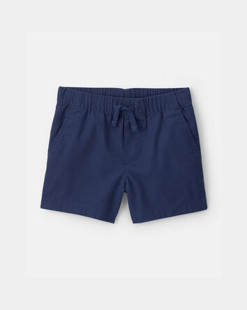 Baby Boy Canvas Shorts - Blue, 