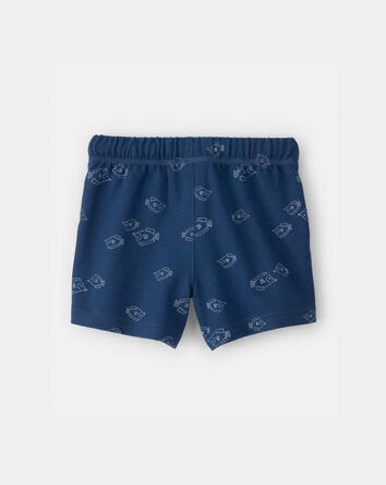 Tout-petit gar&ccedil;on - Shorts en Jersey bouclette - Bleu, 