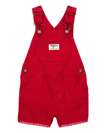 Baby Twill Eyelet Shortalls
, 