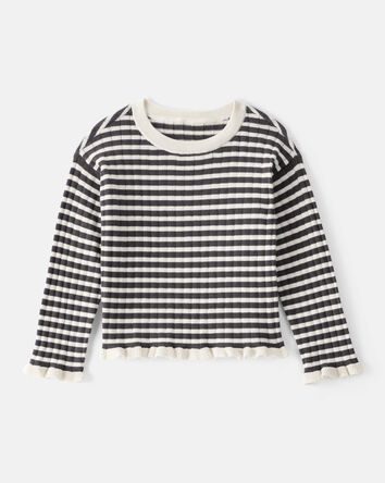 Toddler Girl Striped Long-Sleeve Sweater, 