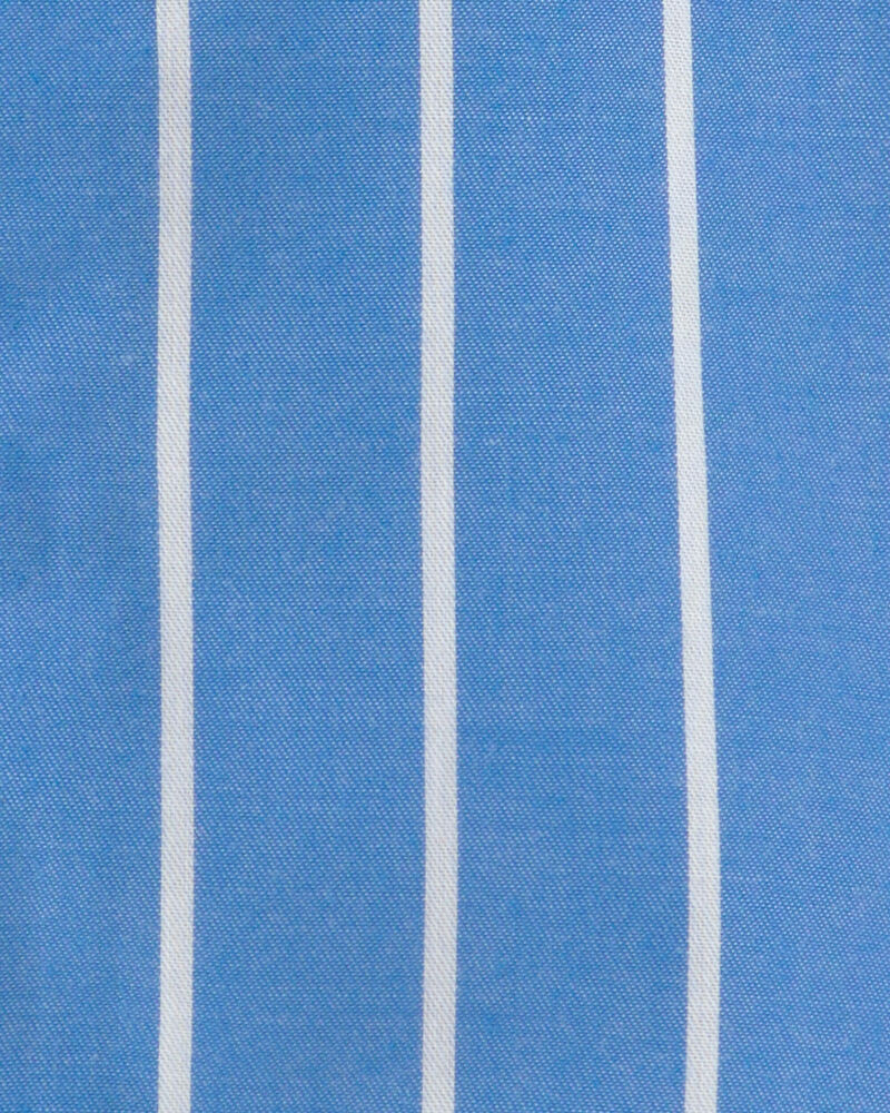 Tout-petit gar&ccedil;on - Pyjama ample 2 pi&egrave;ces &agrave; rayures - Bleu, image 4 sur 4 diapositives