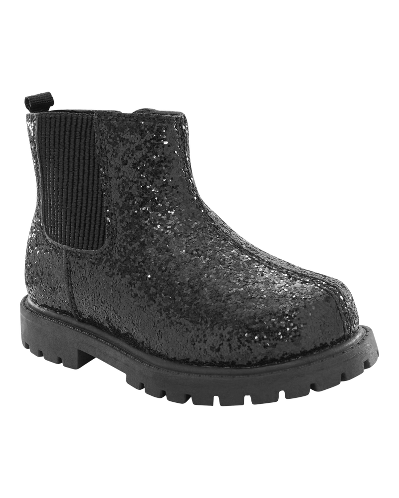 Toddler Glitter Chelsea Boots, image 1 of 6 slides