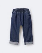 Toddler Playground Pant in Denim - Blue, image 6 of 7 slides