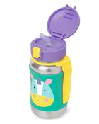 Zoo Stainless Steel Little Kid Straw Bottle, image 2 of 7 slides