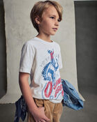 Boys Cowboy Graphic Tee - Cream, image 5 of 7 slides