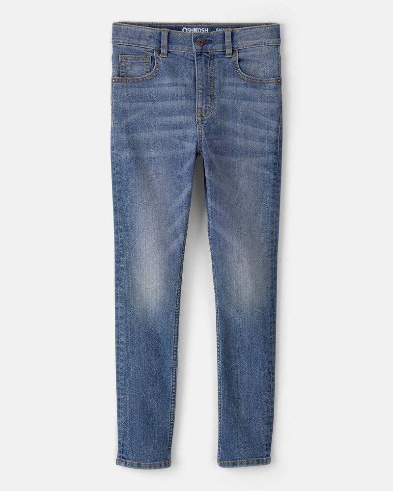 Kid Skinny Jeans In Indigo Bright Wash, image 1 of 4 slides