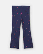 Baby Girl 2-Piece 'Sweet & Kind' Strawberry Long-Sleeve Top & Pant Set - Navy Blue, image 2 of 6 slides
