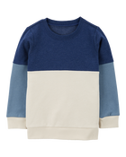 Toddler Colourblock Fleece Sweatshirt, image 1 of 3 slides