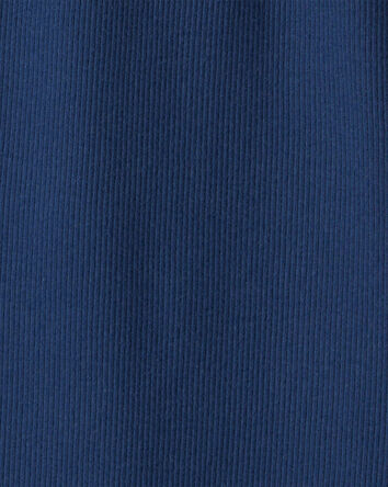 Filles - Haut &agrave; motif ajour&eacute; - Bleu, 