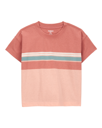 Toddler Short-Sleeve Colour Block Tee, 