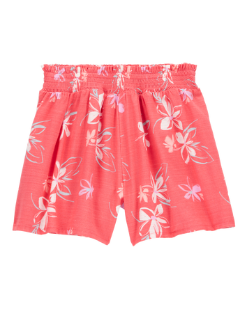 Kid Floral Flowy Pull-On Shorts, 