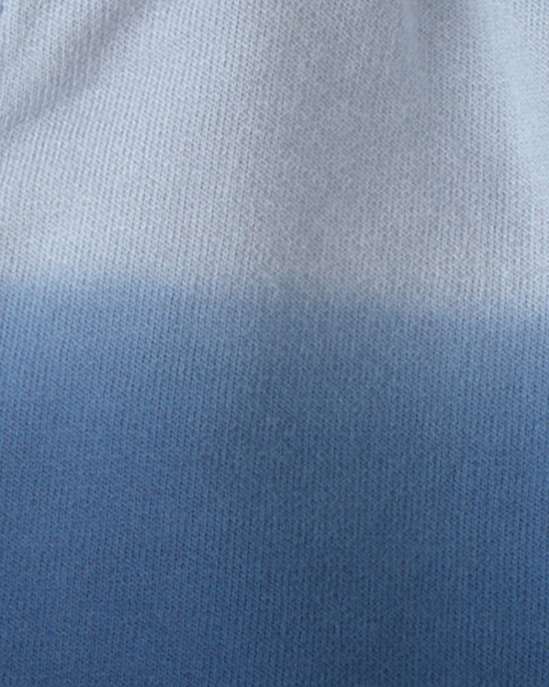 Tout-petit gar&ccedil;on - Short en jersey bouclette &agrave; cordon de serrage &agrave; effet ombr&eacute; - Bleu, image 3 sur 3 diapositives