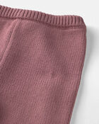 B&eacute;b&eacute; fille - Ensemble 2 pi&egrave;ces cardigan et pantalon en tricot de coton biologique, image 2 sur 3 diapositives