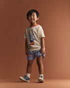 Toddler Juggling Relaxed Graphic Tee - Cream, image 3 of 6 slides