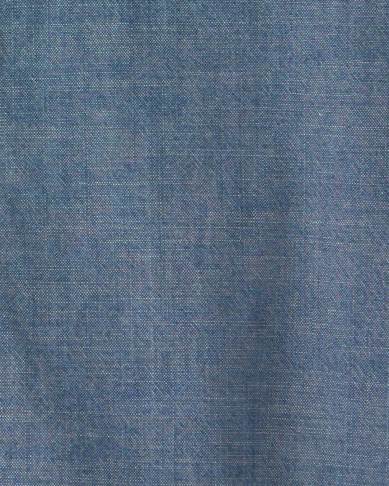 Tout-petit gar&ccedil;on - Chemise boutonn&eacute;e en chambray - Indigo, image 2 sur 2 diapositives