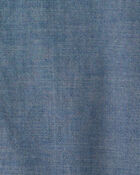 Tout-petit gar&ccedil;on - Chemise boutonn&eacute;e en chambray - Indigo, image 2 sur 2 diapositives