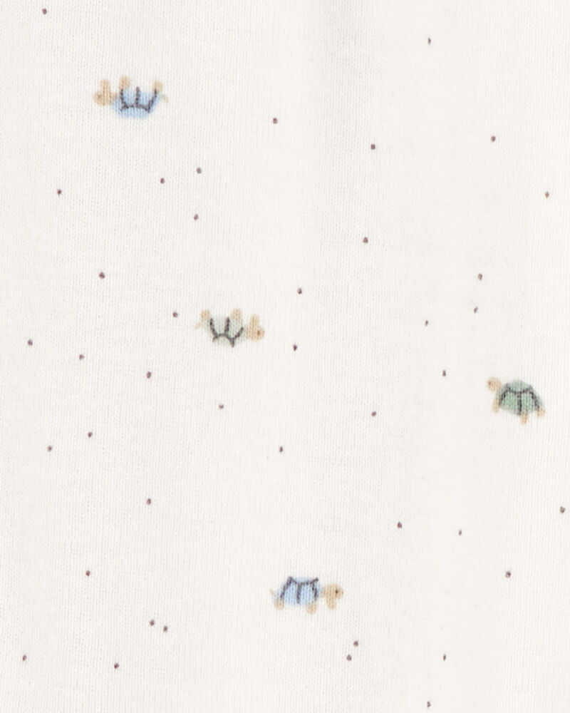 Baby 2-Pack 2-Way Zip Cotton Sleeper, image 3 of 4 slides