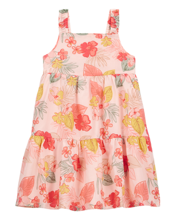 Toddler Floral Tiered Dress, 