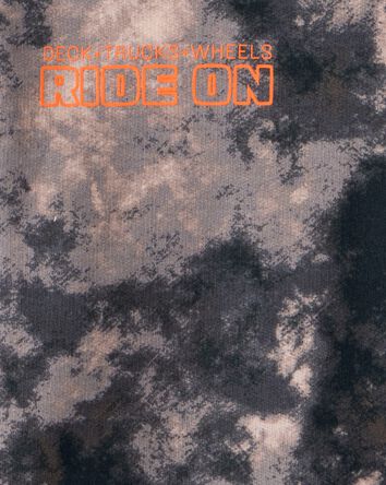 Boys DayDream Fleece Space Tie Dye Hoodie - Black, 