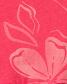Baby Girl Floral Peplum Tank Top - Coral, image 2 of 3 slides