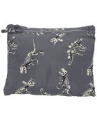 Kid Fossil Dino Print Packable Puffer Jacket, image 4 of 6 slides