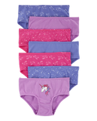 Enfant en bas âge Emballage de 7 caleçons en coton extensible à motif de licorne, image 1 sur 3 diapositives