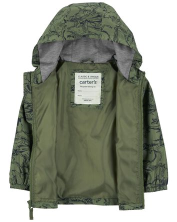 Kid Dino Print Jacket, 