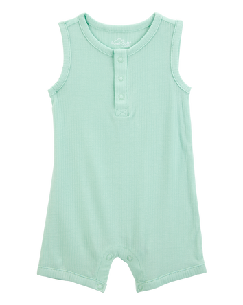 Bébé - Barboteuse côtelée PurelySoft  - Menthe, 