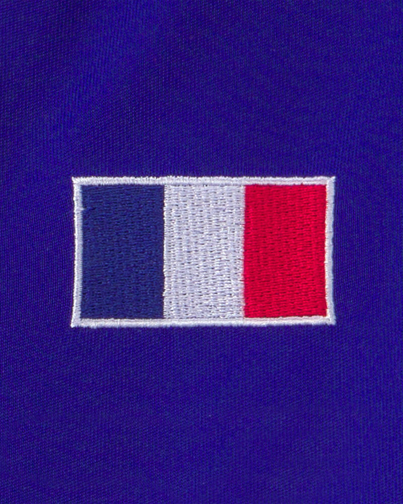 Ensemble 2 pi&egrave;ces chandail de soccer et jupe-short Umbro de la France pour fille - Rouge/Bleu/Blanc, image 4 sur 9 diapositives