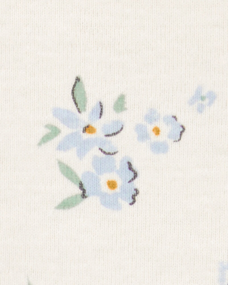 Bébé Ensemble 2 pièces t-shirt à manches longues à fleurs et pantalon, image 2 sur 3 diapositives