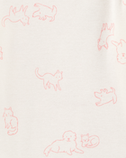 Bébé fille - Emballage de 4 cache-couches à manches longues à motifs de chiots, image 2 sur 6 diapositives