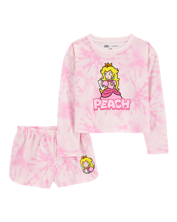 Kid Super Mario Print Jersey 2-Piece Pyjamas, 