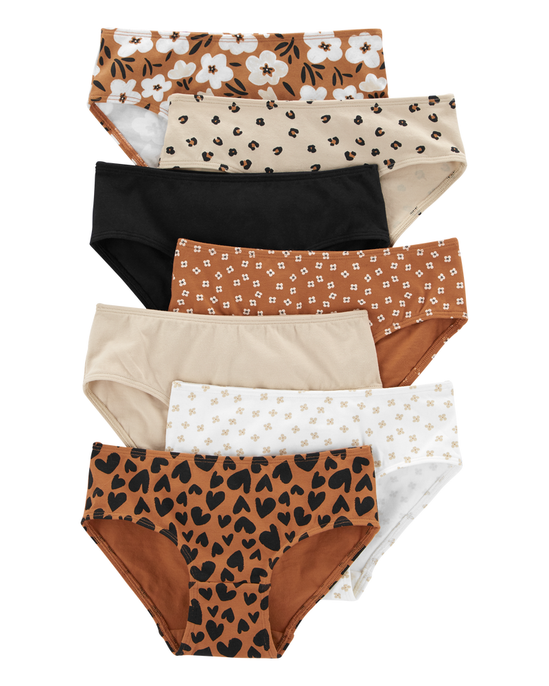 Kid 7-Pack Stretch Cotton Undies, image 1 of 2 slides