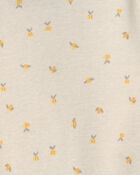 Baby Girl 4-Pack Bee Long-Sleeve Bodysuits - Yellow/Blue/Ivory, image 3 of 6 slides