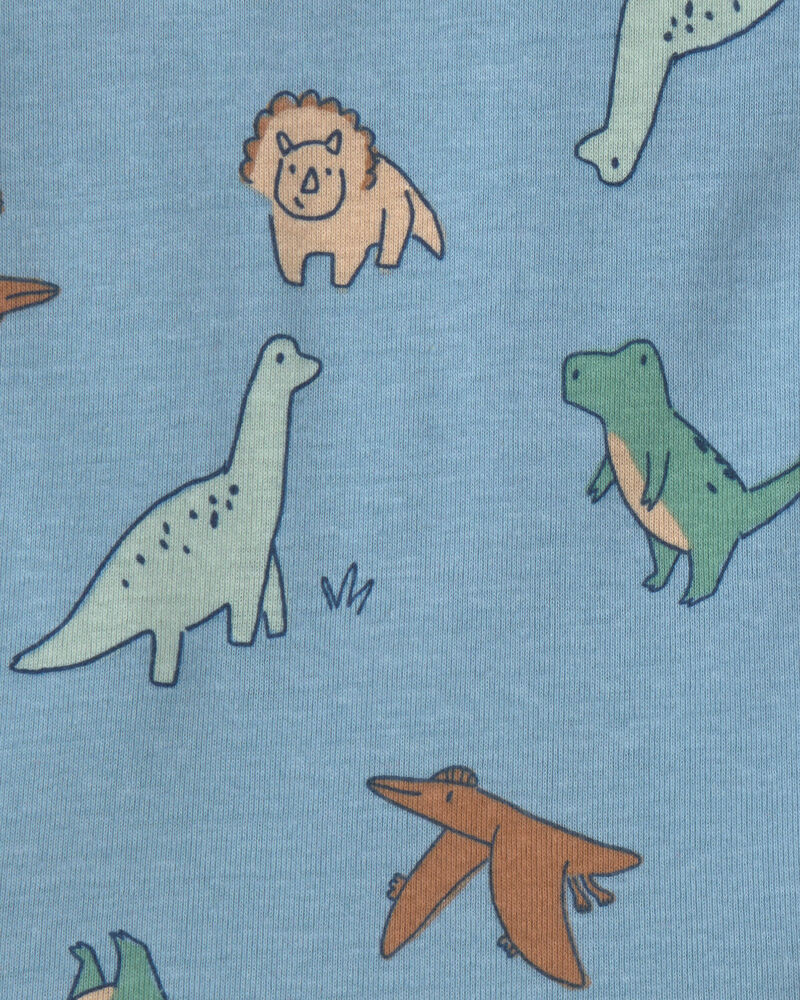 Baby Boy 4-Pack Dinosaur Long-Sleeve Bodysuits, image 5 of 6 slides