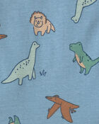 Baby Boy 4-Pack Dinosaur Long-Sleeve Bodysuits, image 5 of 6 slides