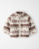 Baby Recycled Aztec Sherpa Jacket, image 1 of 4 slides