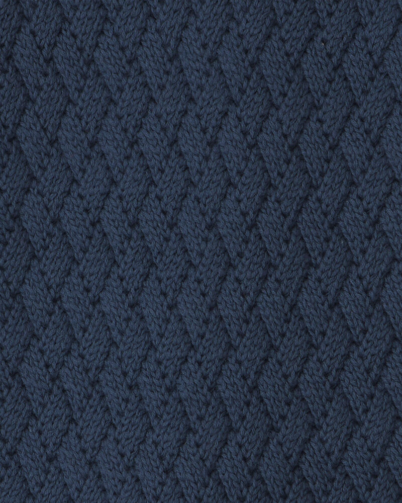 Baby Organic Cotton Sweater Knit Jumpsuit, image 4 of 5 slides