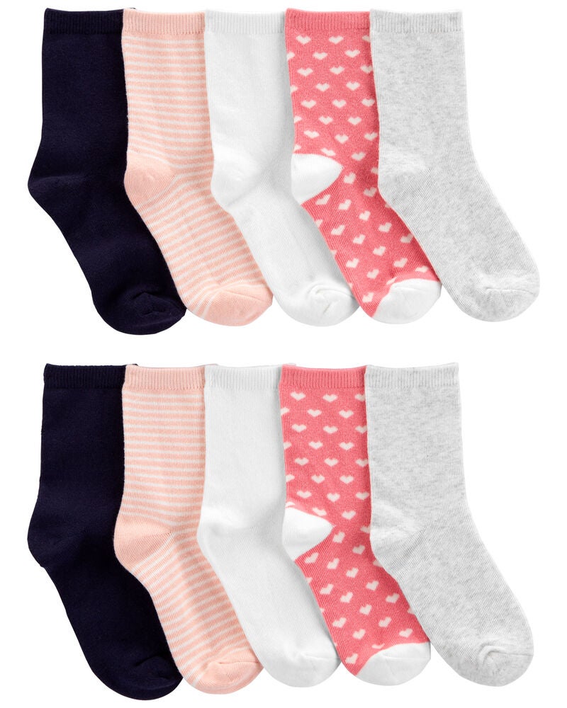 Kid 10-Pack Crew Socks, image 1 of 2 slides