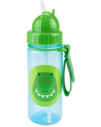 Bouteille &agrave; paille Zoo - 13 oz - crocodile, 