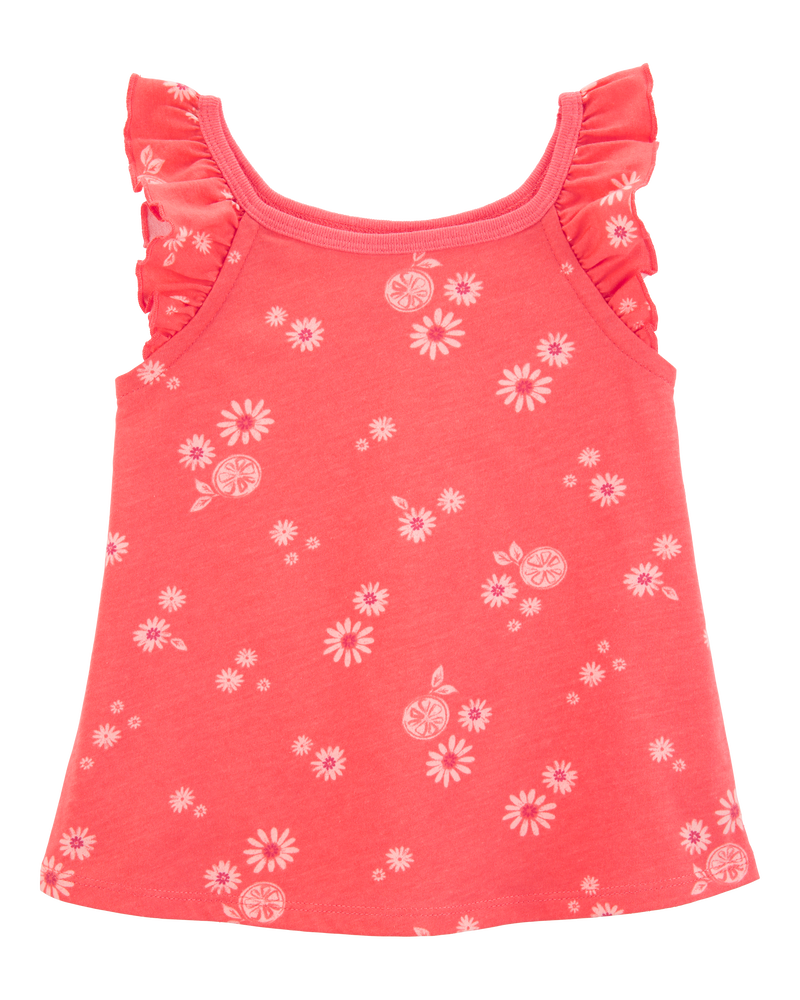 Toddler Floral Vintage Muscle Tank, image 1 of 3 slides