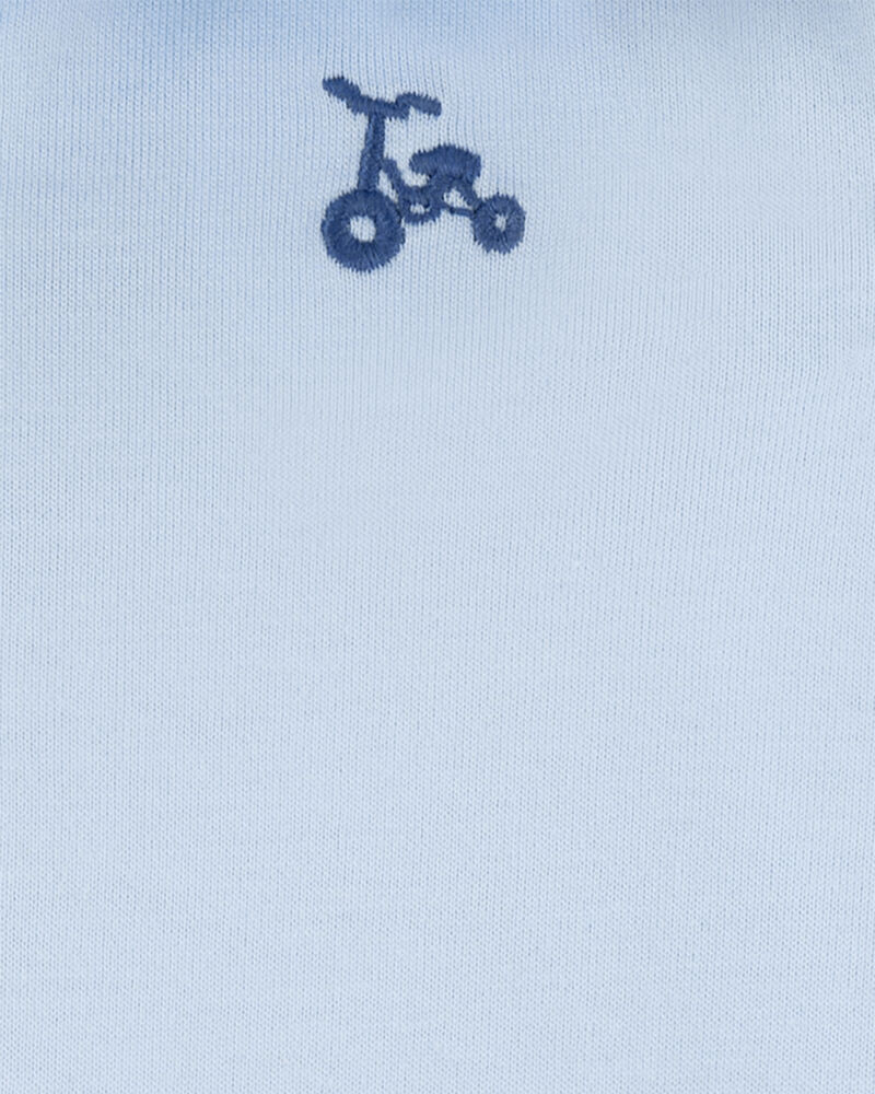 Bébé garçon - Ensemble 3 pièces polo - Bleu, image 3 sur 4 diapositives