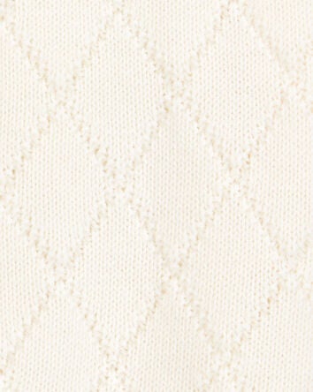Baby Button-Up Cardigan - Ivory, 
