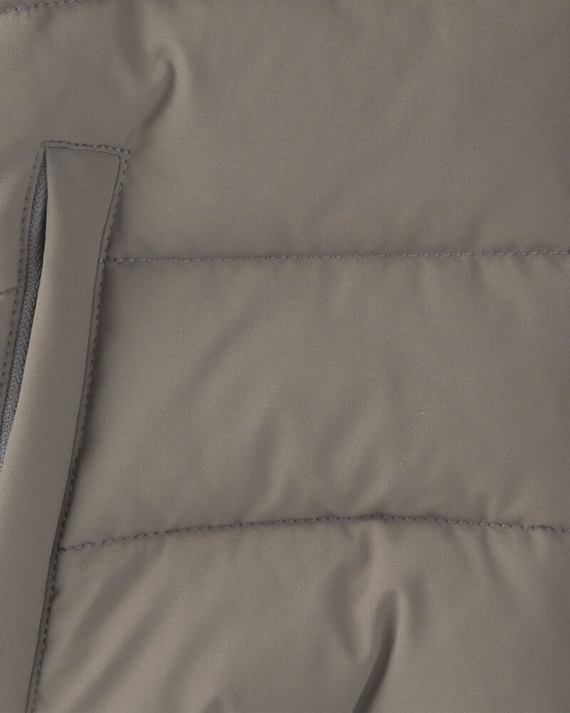 Toddler Boy Bubble Urban Jacket- Grey, image 3 of 4 slides