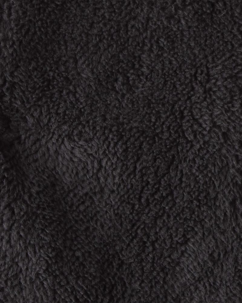 Toddler Boy Disney&copy; Mickey Mouse Sherpa Hooded Zip-Up Jacket - Black, image 3 of 3 slides