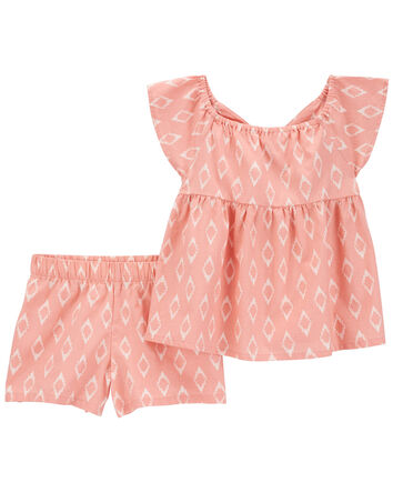 2-Piece Top and Shorts Set, 