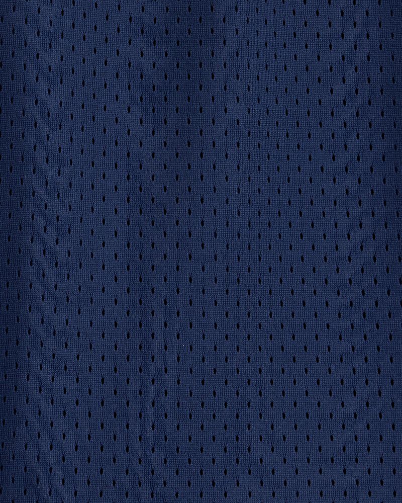 Kid Fan-Favourite Mesh Short - Navy, image 3 of 4 slides