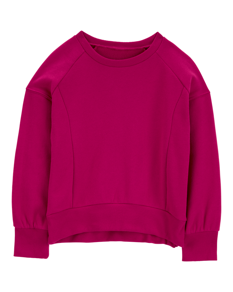 Kids Girls Kid Fleece Crew Neck Sweatshirt 8 Carter s