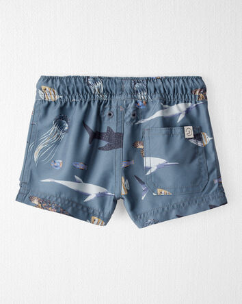 Bébé Short maillot de bain en matériaux recyclés à motifs de l’océan, 