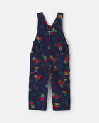 Toddler Bear Corduroy Overalls - Navy Blue, image 2 of 4 slides
